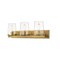 Z-Lite Callista 3 Light Vanity, Rubbed Brass & Clear 3032-3V-RB - alternate 1